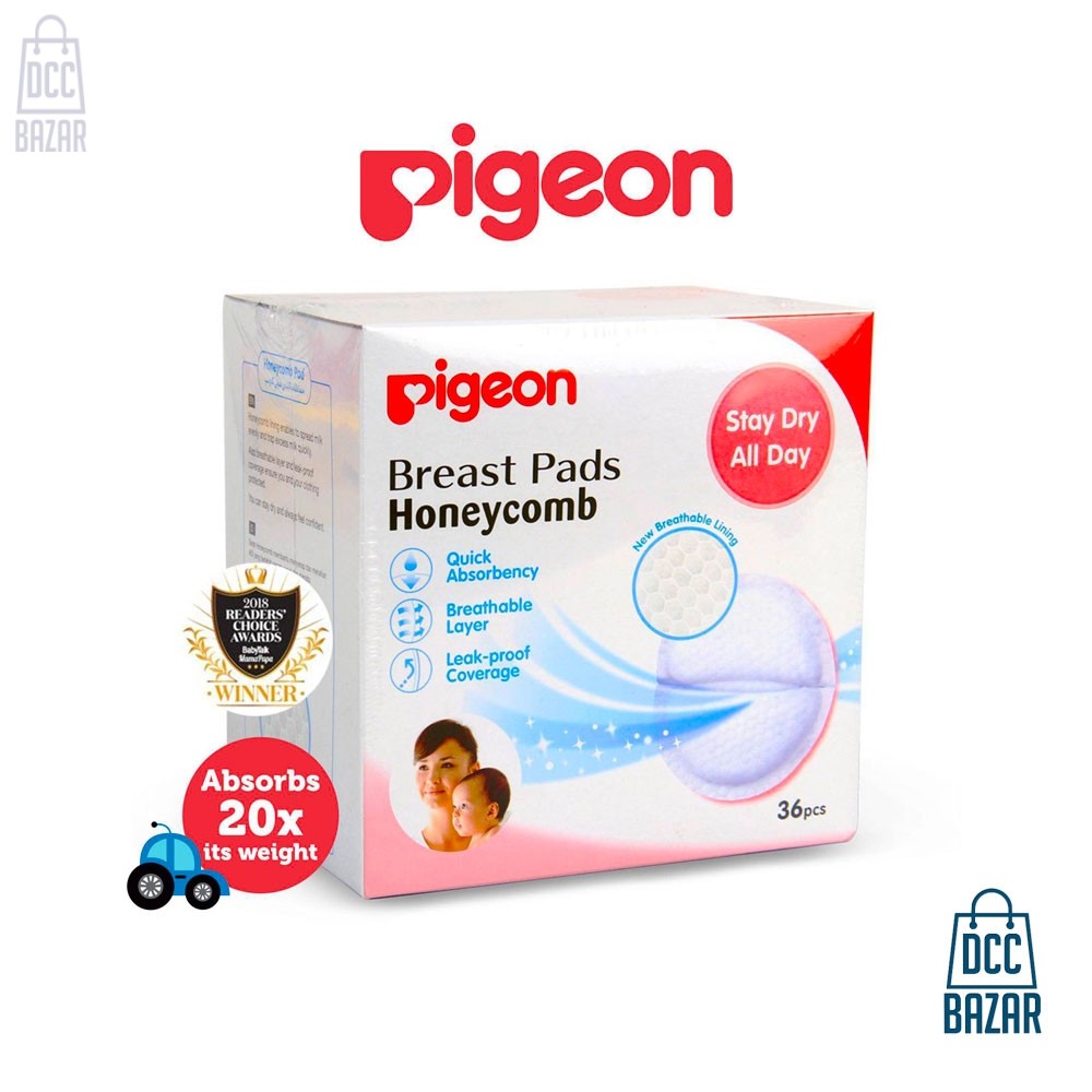 Pigeon Breast Pad Honeycomb 60 Pcs