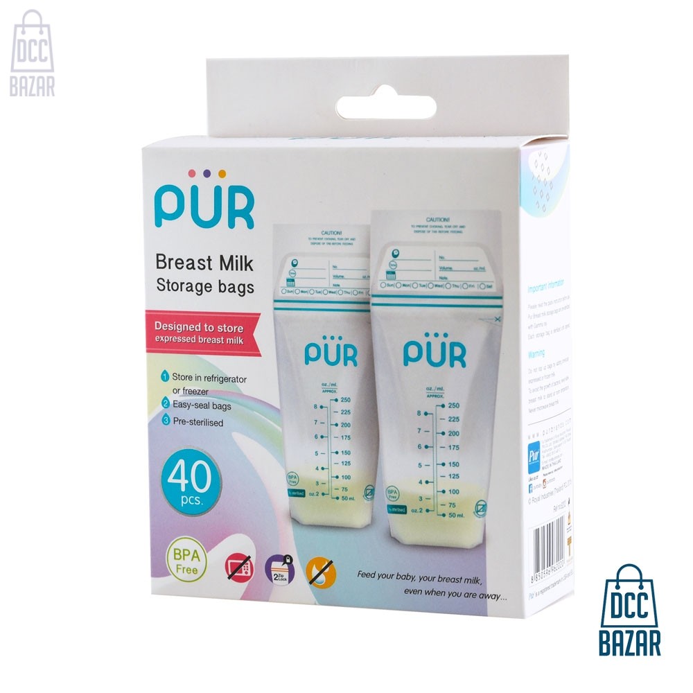 Pur Breast milk storage bags (40pcs)