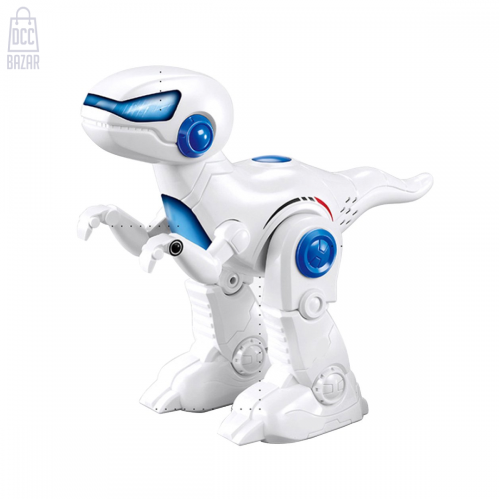 RC Programmable Dinosaur Toy with Lights, Sounds, and Multiple Actions