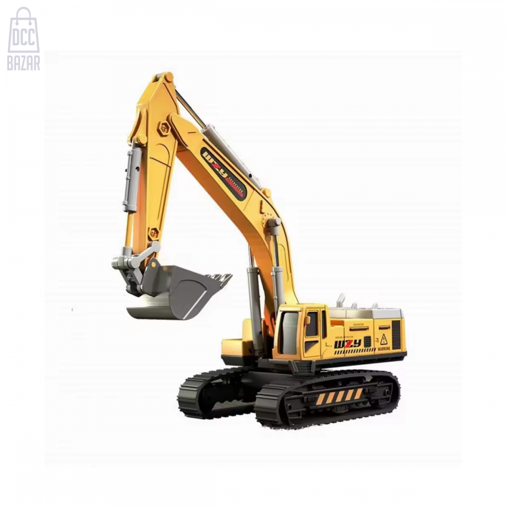 Realistic Alloy Engineering Vehicle Toy Set
