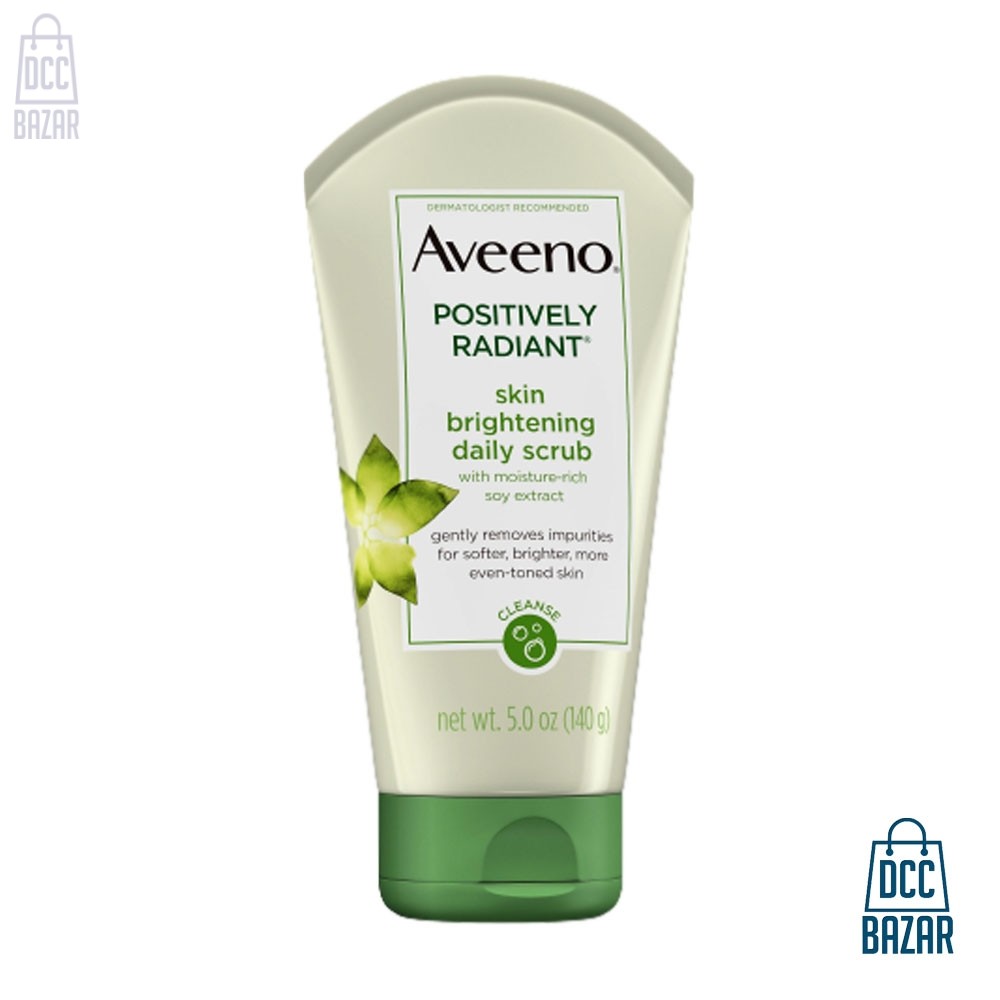 Aveeno Positively Radiant Skin Brightening Daily Scrub- 198g