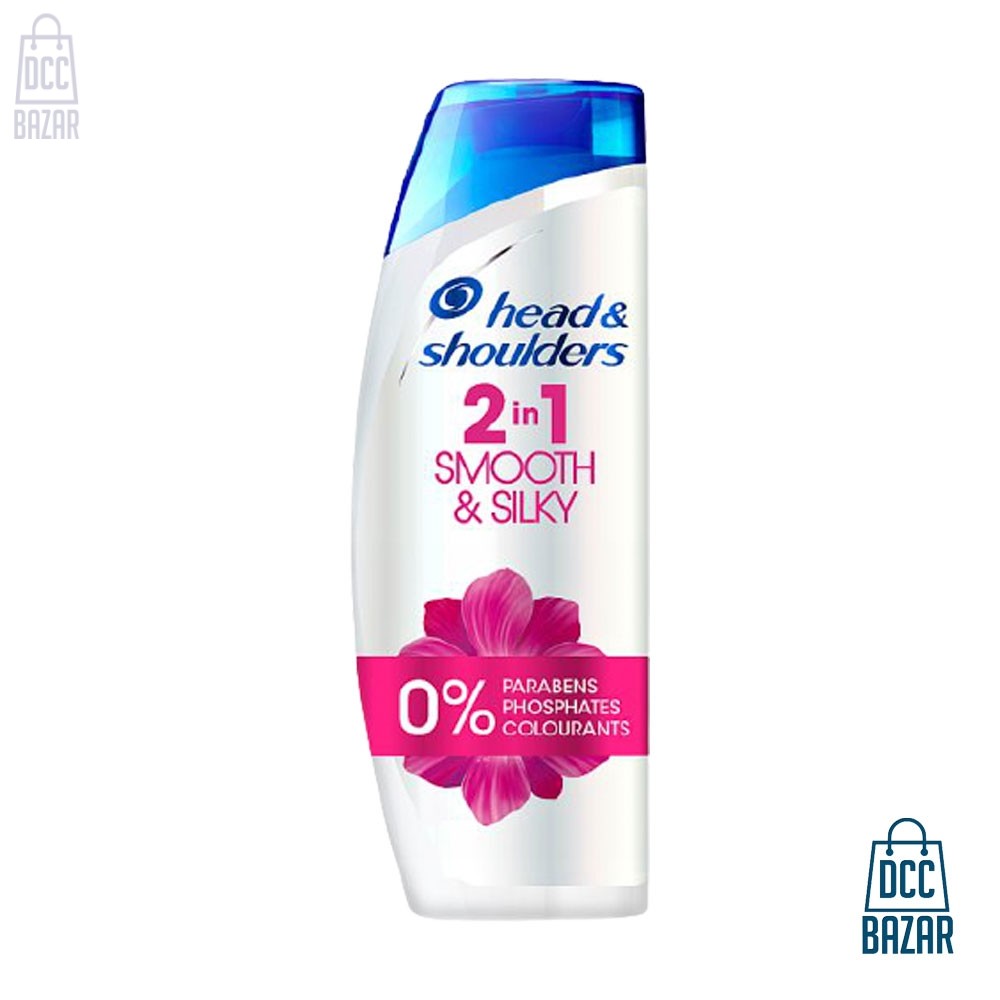 Head And Shoulders 2 In 1 Smooth And Silky Shampoo+Conditioner- 450ml