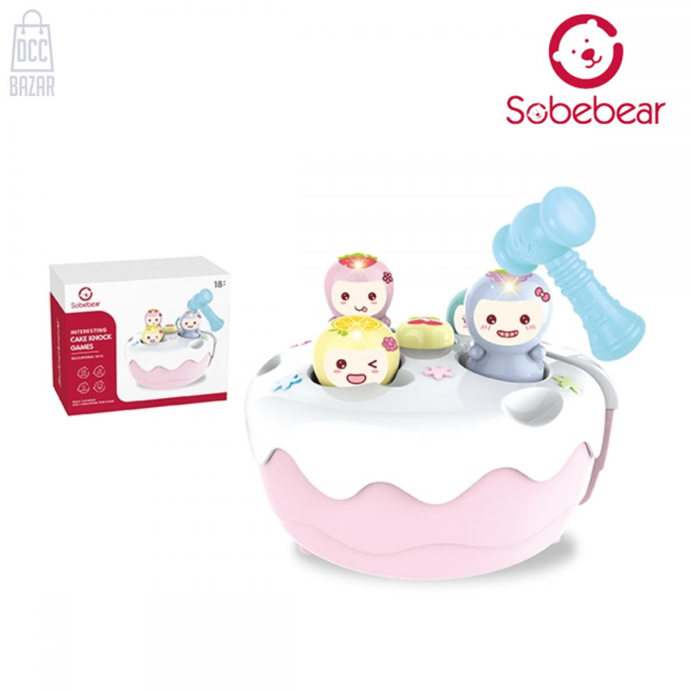 Sobebear YL504A Light Up & Knock Down! Musical Cake Fun for Toddlers (18 Months+) 