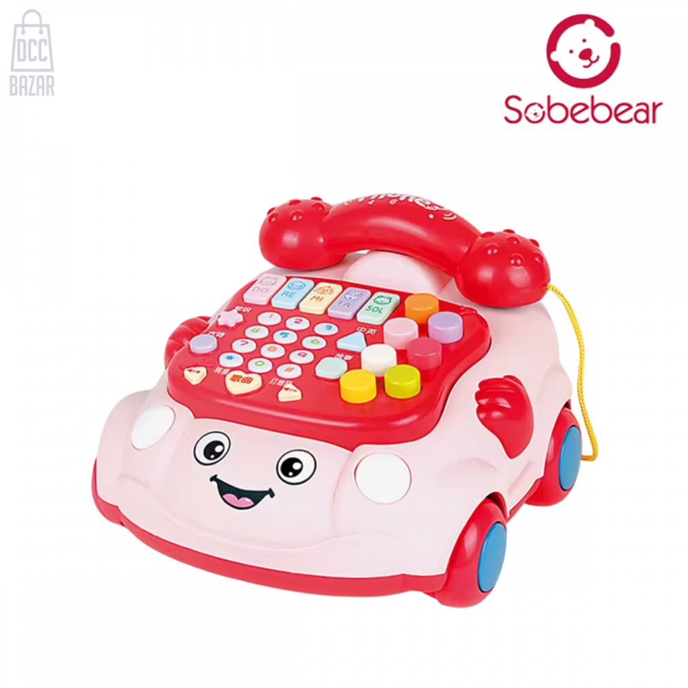 Soberbear Sing, Learn & Play! Cartoon Musical Phone for Curious Babies (0 Months+)