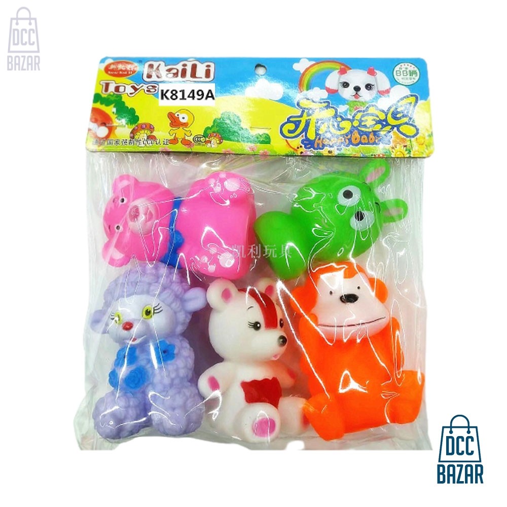 Soft Animal toy sets for baby (5Pc)