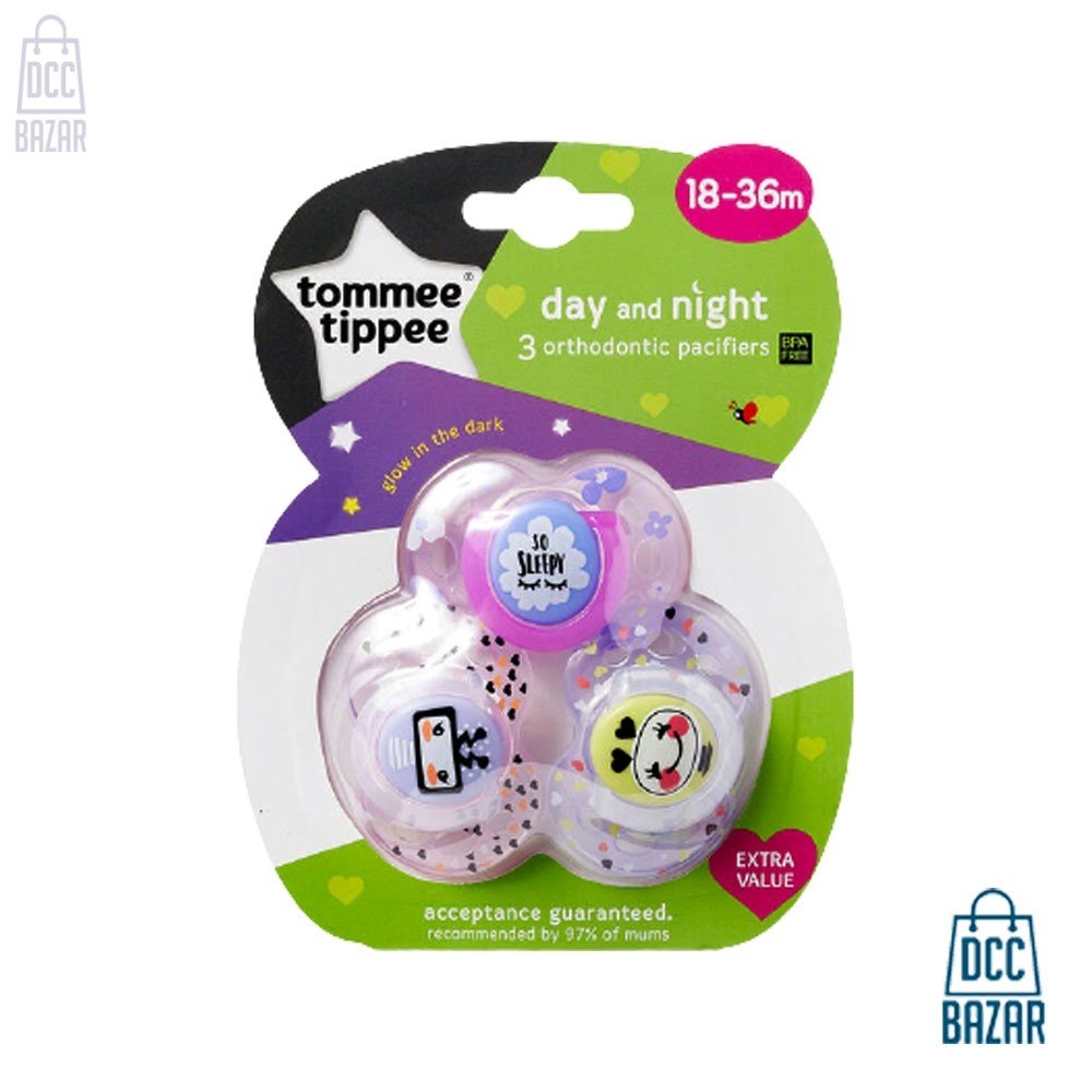 Tommee Tippee Orthodontic Pacifiers(18-36m)