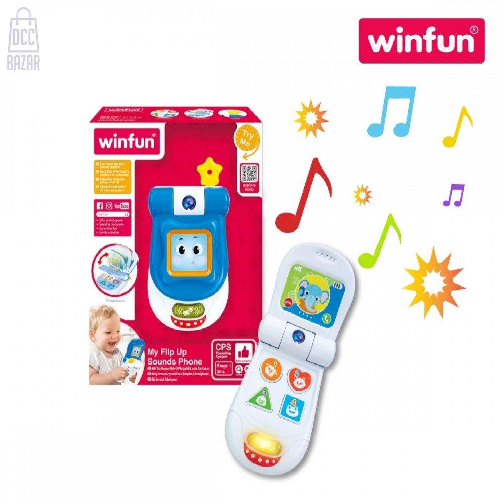 Winfun 000618 My Flip Up Sounds Phone