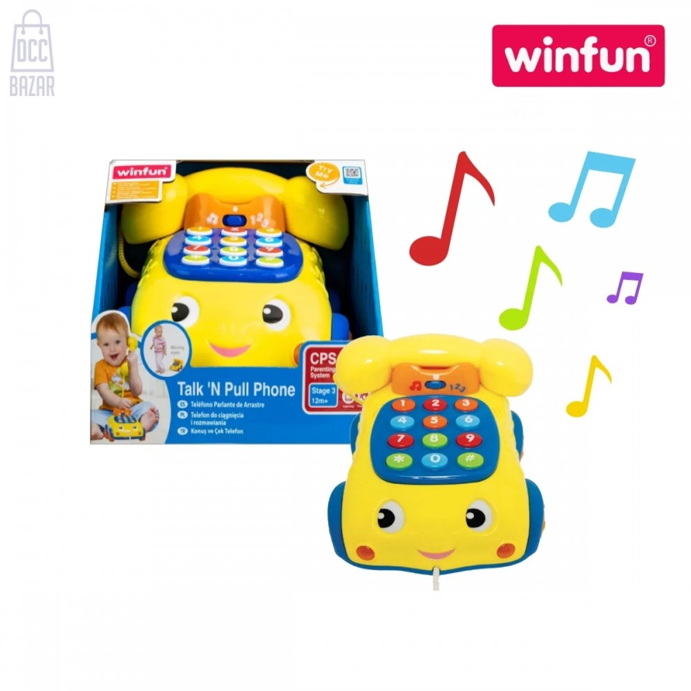 Winfun 000663 Talk N Pull Phone