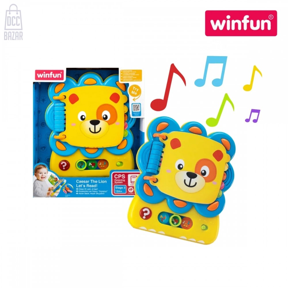 Winfun 009209 Caesar The Lion Let’s Read