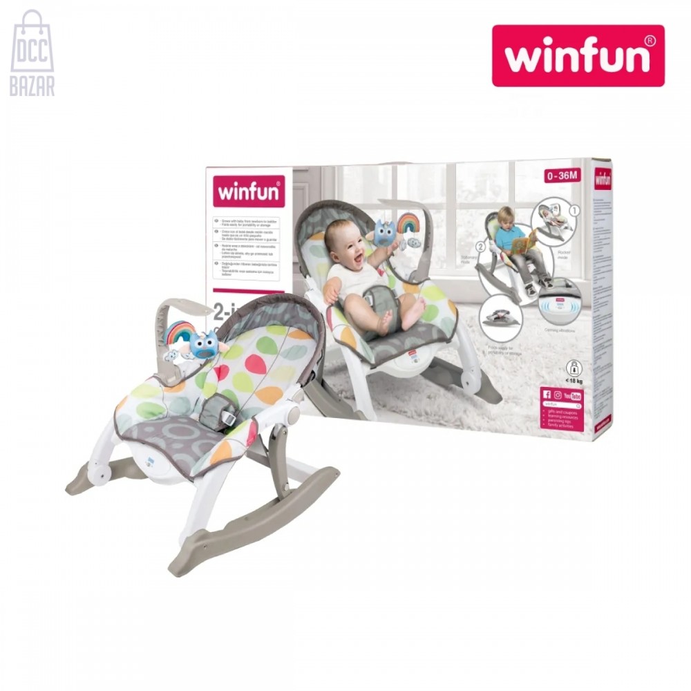 Winfun 802000 2-in-1 Grow-with-MeRocking Chair