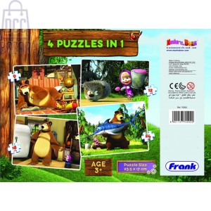 Frank 70202 Masha and the Bear - 4 in 1