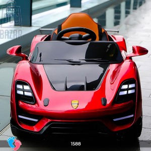 Car Electric Ferrari Ride On with Remote Control for Kids-Red
