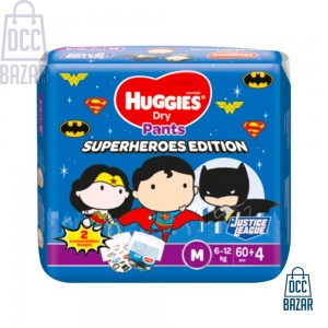 Huggies Dry Pants Baby Diaper M 6-12kg 64pcs