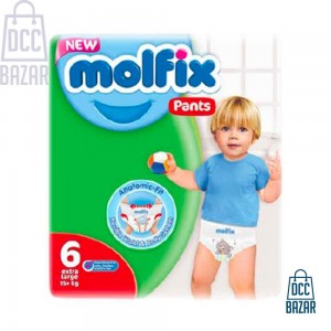 Molfix Baby Diaper Twin Pants (6 Extra Large) 15+kg 19pcs