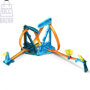 Hot Wheels GVG10 Track Builder Unlimited Infinity Loop Kit - Create Epic Stunts & Flips! (Adjustable Loop, 1:64 Scale Car)