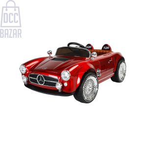 12V Kids Ride On Car with Remote Control, Music, and LED Lights