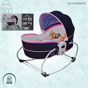 Mastela 5 In 1 Rocker Bassinet Set For Kids Pink