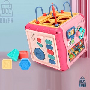 Multifunctional Early Education Wisdom Hexahedral Baby