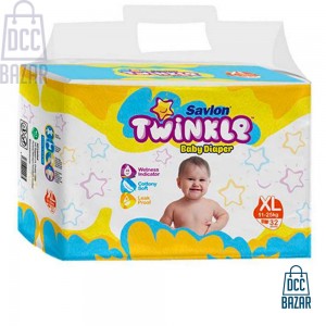 Savlon Twinkle Baby Belt Diaper XL 11-25kg 32pcs
