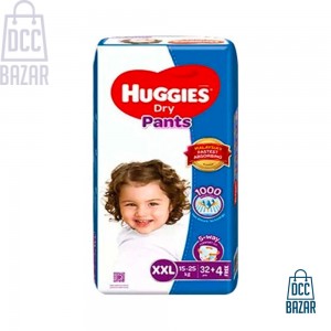 Huggies Dry Pants Baby Diaper XXL 15-25 kg 32 pcs