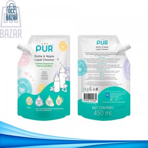 Pur Bottle & Nipple Liquid Cleanser Refill 450ml.