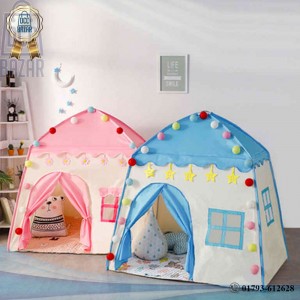 Child Indoor Play Tent House for Kids I Children Play Tent Flower Stars Princess 