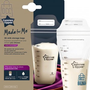 Tommee Tippee Breast Milk Storage Bags, 36-Count