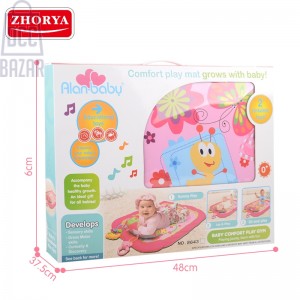 Baby Play Mat with Pillow Animal Print  