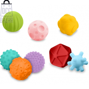 Huanger HE0235 Textured Sensory Ball Set for Baby's Development & Play (0-24 Months)