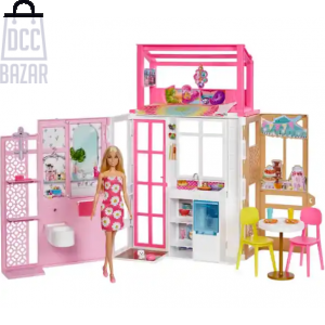 Barbie HCD48 Vacation House Doll and Playset