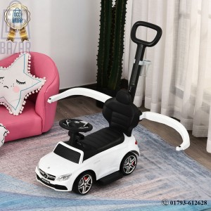  4 in 1 Ride On push Cars Mercedes PC White or Red 