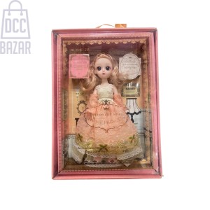 30cm Posable Pink Princess Doll for Girls