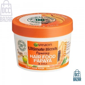 Garnier Ultimate Blends Hair Food Papaya 3-In-1 Damaged Hair Mask-390ml