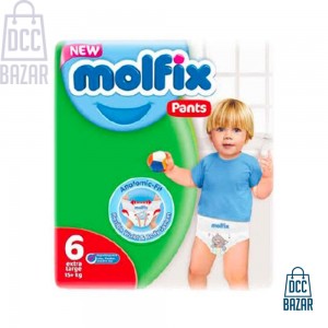 Molfix Baby Diaper Twin Pants (6 Extra Large) 15+kg 19pcs