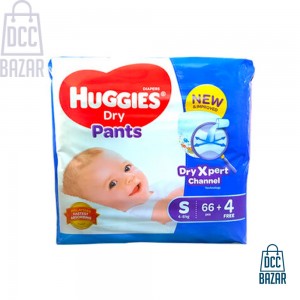Huggies Dry Pants Baby Diaper S 4-8kg 66pcs