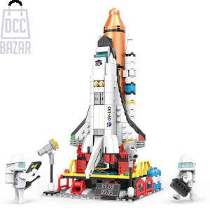 COGO 404 Piece ABS Space Construction Set - DIY Satellite Building Blocks for Kids