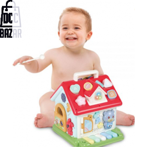 Sobebear Learn & Play! Shape Sorting Cottage for Curious Toddlers (18 Months+)