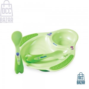 Pur Walrus Meal time set – Plate & Cutlery 