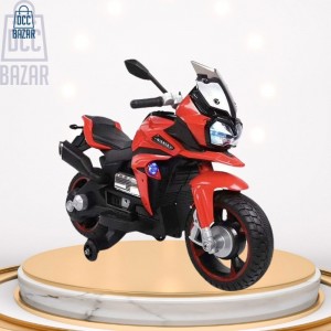Smart R800GS Kids Bike Blutooth Music, Lighting Wheel, Steel handrace, Leather Seat, Key Start 6V/7AH Battery, 3 Pin Charger 