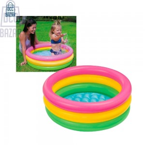 Inflatable baby bathtub for newborn  Round, 34 inch 