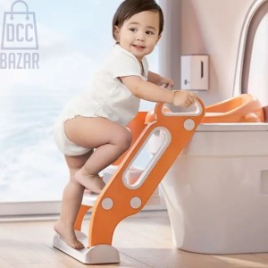 Children Potty Toilet Trainer Seat with Step Ladder Adjustable Potty New Design ECO-Friendly PP Material Toilet