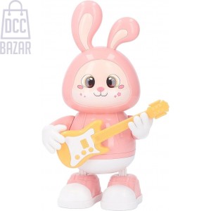Dancing Guitarist Rabbit Toy - Lights, Music, Interactive Fun