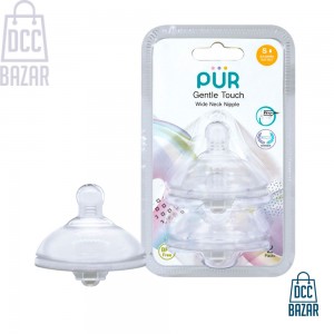 PUR Gentle Touch Wide Neck Nipple (Small)