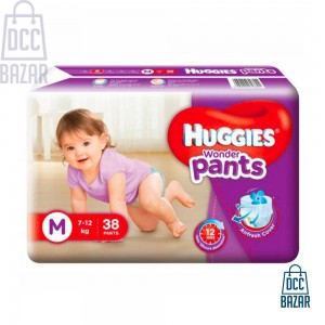 Huggies Baby Diaper WonderPants Pant M 7-12 kg 38 pcs