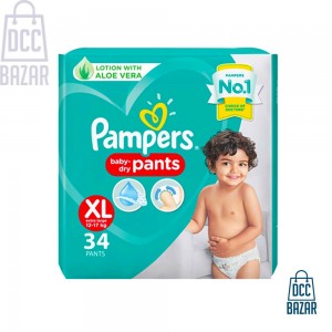 Pampers Baby Dry Pants Diaper Pant XL 12-17 kg 34 pcs