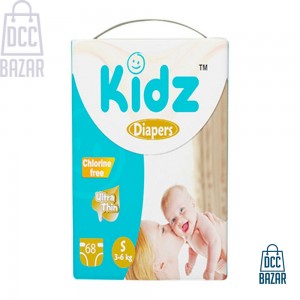 Kidz Baby Belt Diaper S 3-6kg 68pcs