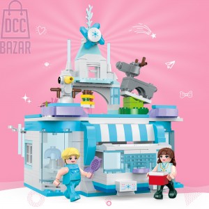 COGO 648 Piece 4-in-1 Fashion House Building Blocks Set for Girls - Educational Toy