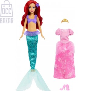 Disney HMG49 Princess Ariel 2-In-1 Mermaid To Princess Doll