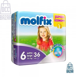 Molfix Baby Diaper Belt (6Extra Large) 15+kg 36pcs