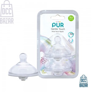 PUR Gentle Touch Wide Neck Nipple (Medium)